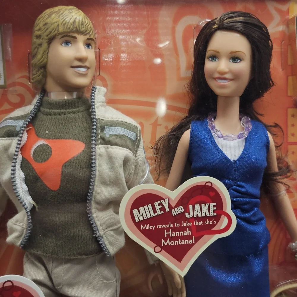 Hannah Montana Miley & Jake Sweethearts Doll Set Target Exclusive 2007! NIB NEW